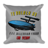 To Boldly Go - A Star Trek Themed Basic Pillow | Millennium Fandom Store | to-boldly-go-basic-pillow