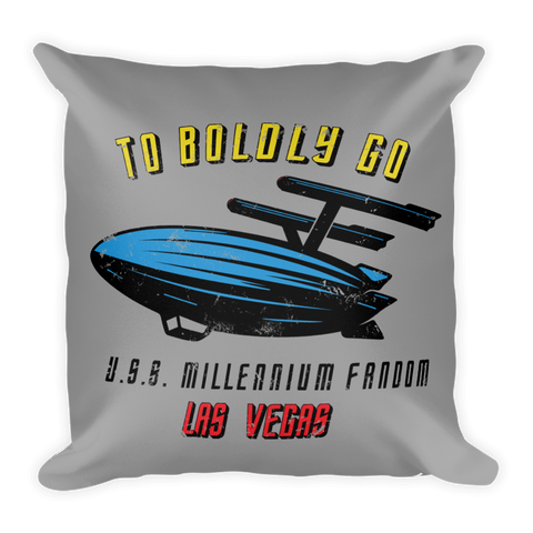 To Boldly Go - A Star Trek Themed Basic Pillow | Millennium Fandom Store | to-boldly-go-basic-pillow