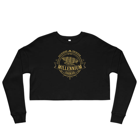 MFB Built On Dreams & Runs On Steam - A Steampunk Themed Crop Sweatshirt | Millennium Fandom Store | built-by-dreams-runs-on-steam-crop-sweatshirt